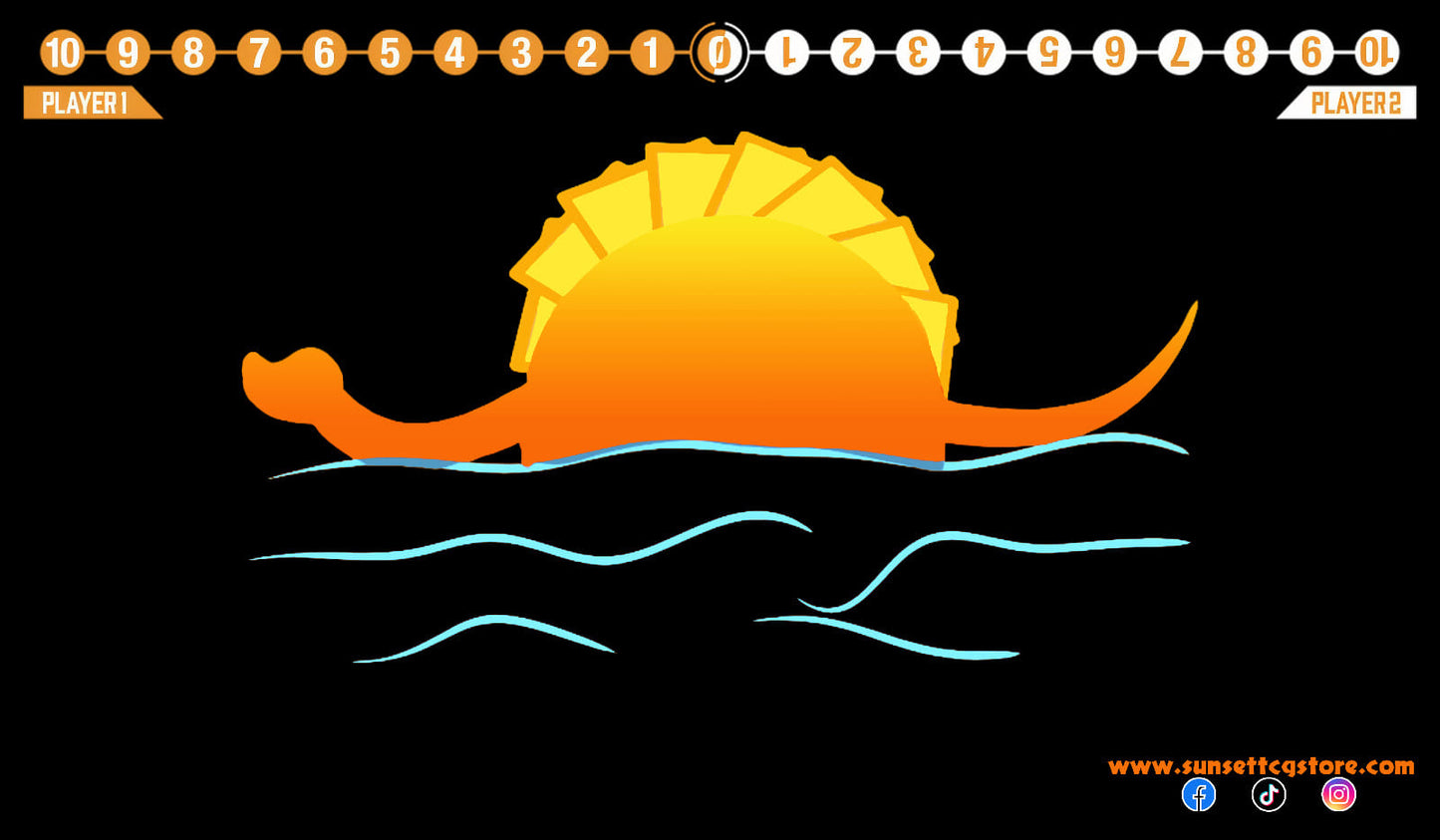 Sunset - Playmat Con Contadores (Individual)