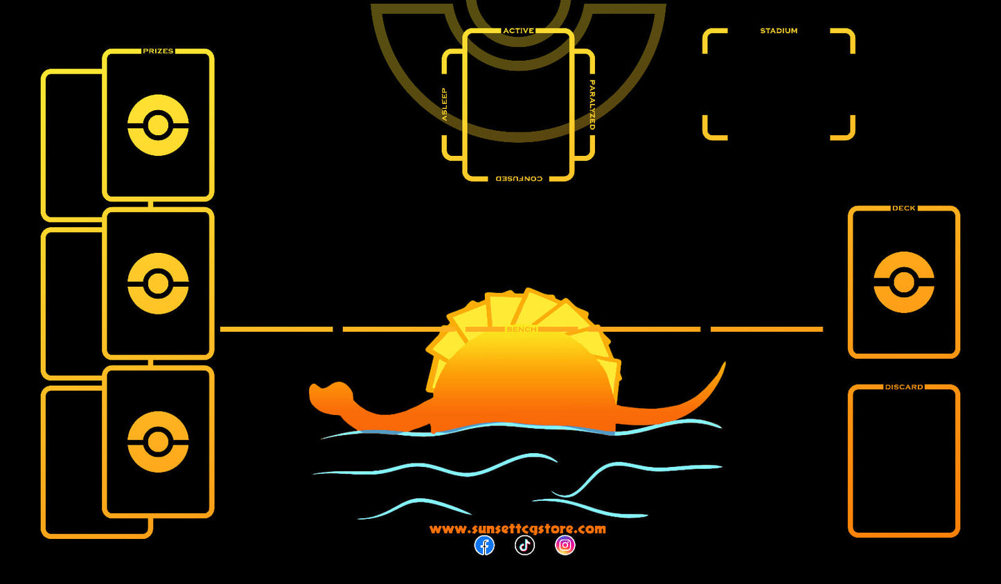 Sunset - Pokemon Playmat (Individual)