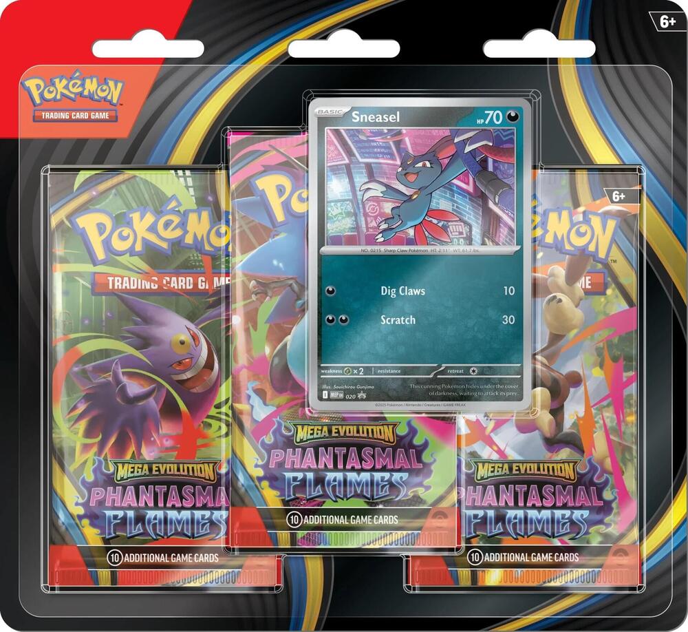 Phantasmal Flames - 3 Pack Blister Sneasel