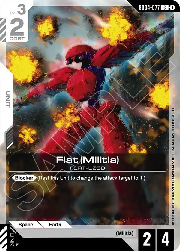 GD04-077 Flat (Militia)