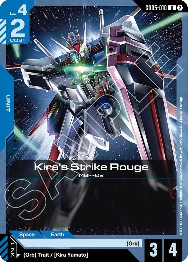 GD05-010 Kiras Strike Rouge (Uncommon)