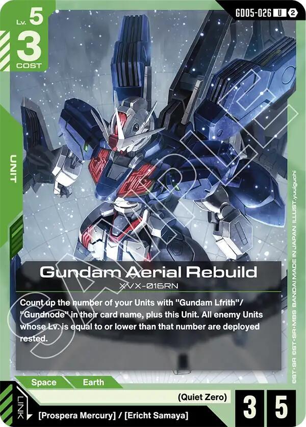 GD05-026 Gundam Aerial Rebuild (Uncommon)
