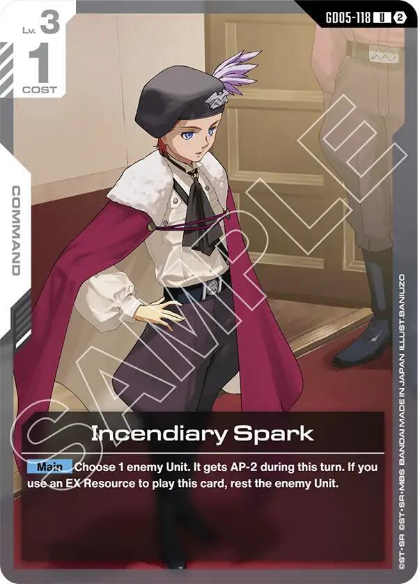 GD05-118 Incendiary Spark (Uncommon)