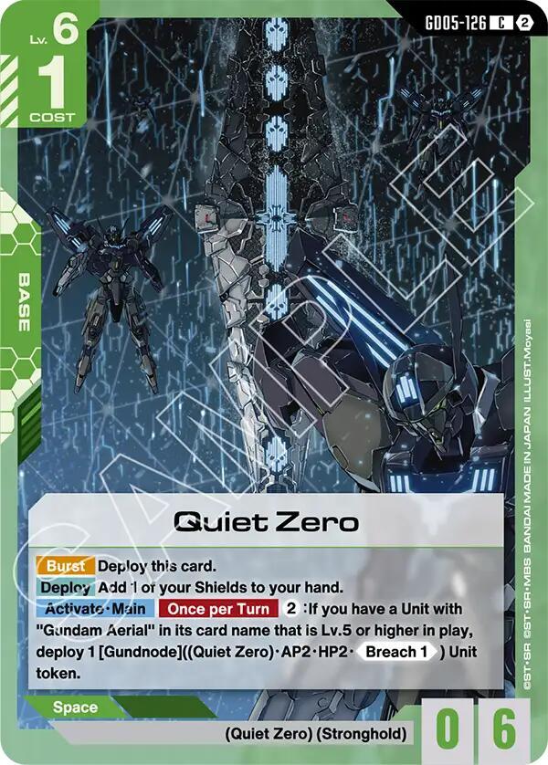 GD05-126 Quiet Zero (Common)