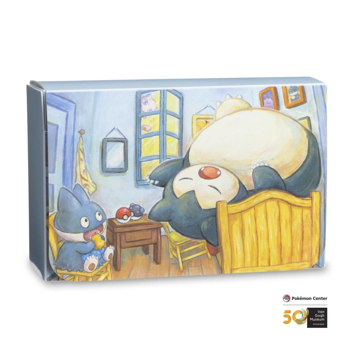Pokemon Center X Van Gogh Museum: Munchlax & Snorlax Inspired by The Bedroom Double Deck Box