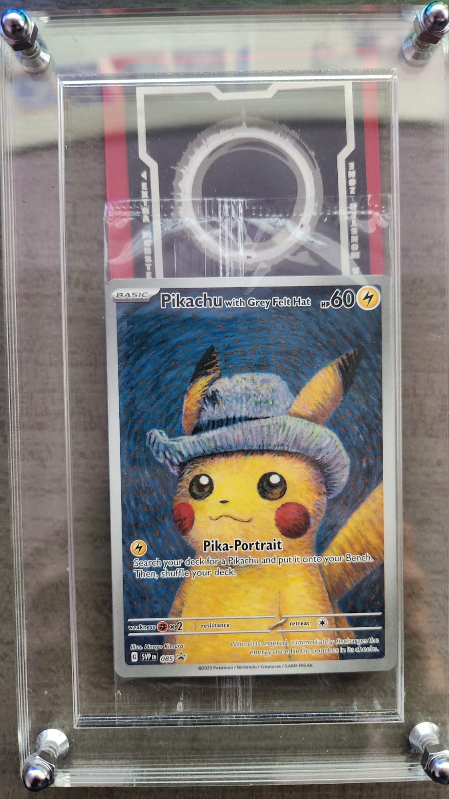 Pikachu With Grey Felt Hat (Sealed)