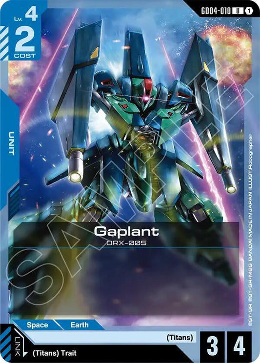 GD04-010 Gaplant