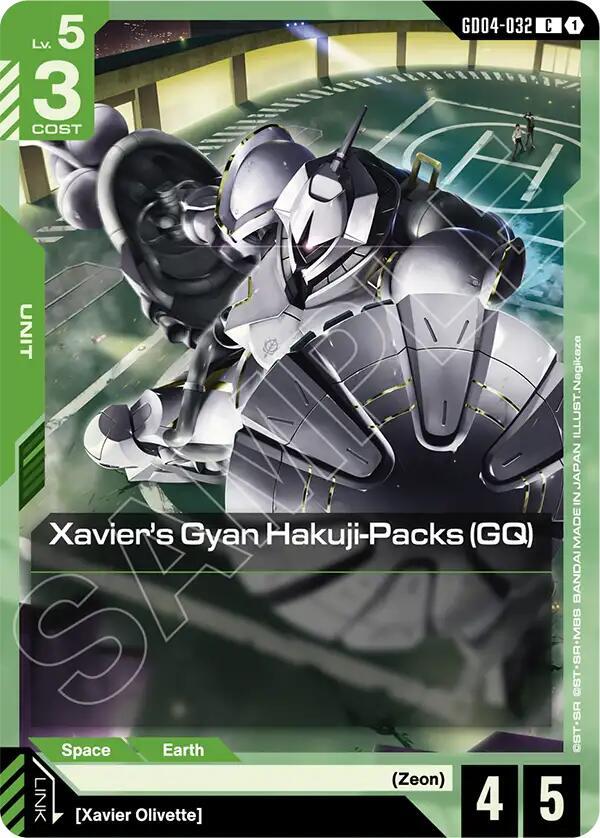 GD04-032 Xavier's Gyan Hakuji-Packs (GQ)
