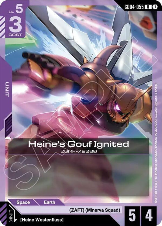 GD04-055 Heine's Gouf Ignited