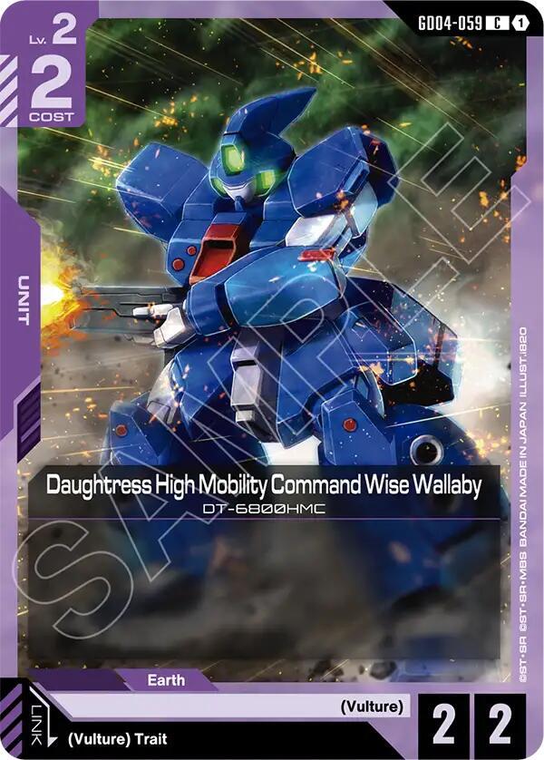 GD04-059 Daughtress High Mobility Command Wise Wallaby