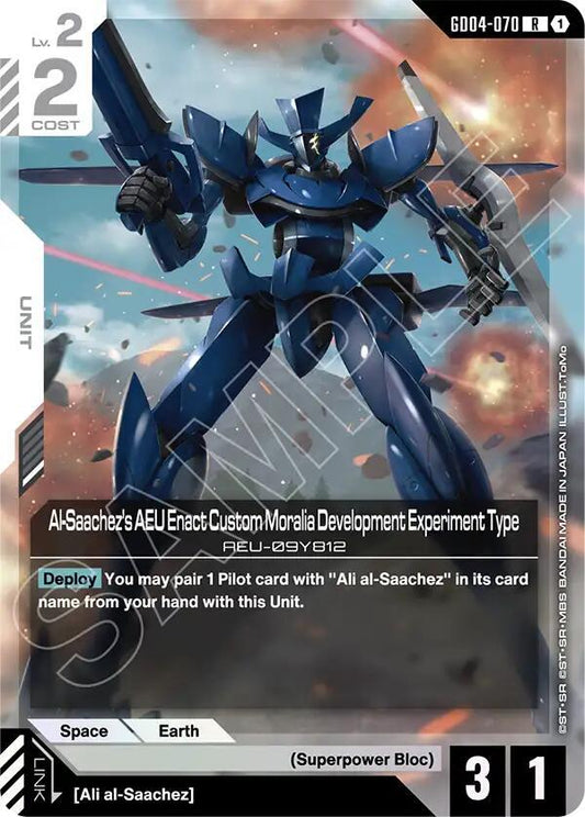 GD04-070 Al-Saachez's AEU Enact Custom Moralia Development Experiment Type