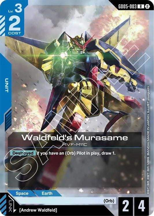 GD05-003 Waldfelds Murasame (Rare)