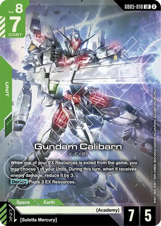 GD05-018 Gundam Calibarn (Legend Rare)