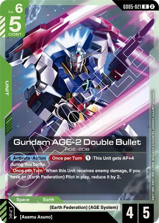 GD05-021 Gundam AGE 2 Double Bullet (Rare)