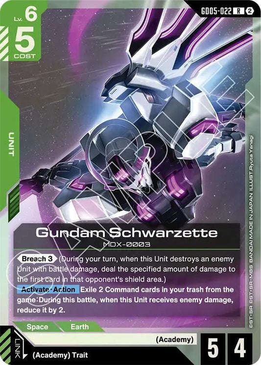 GD05-022 Gundam Schwarzette (Rare)