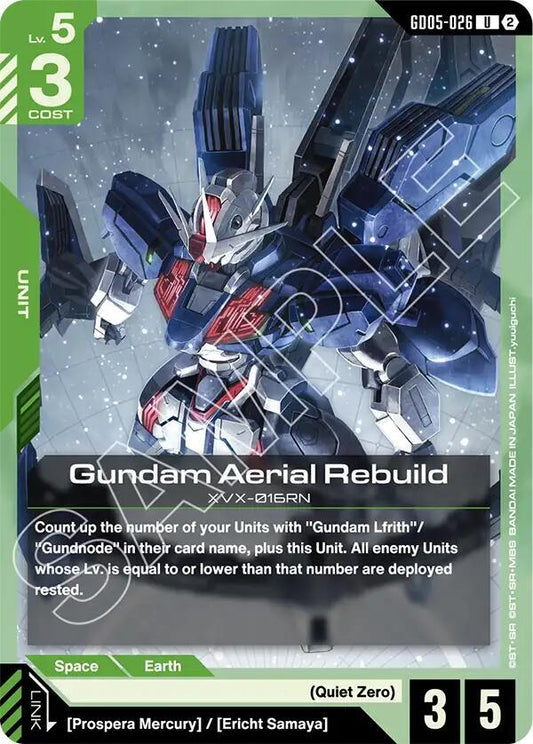 GD05-026 Gundam Aerial Rebuild (Uncommon)