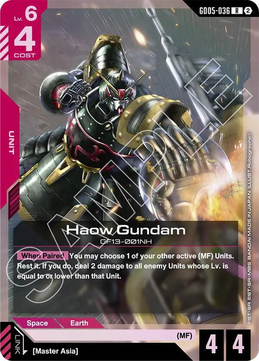 GD05-036 Haow Gundam (Rare)
