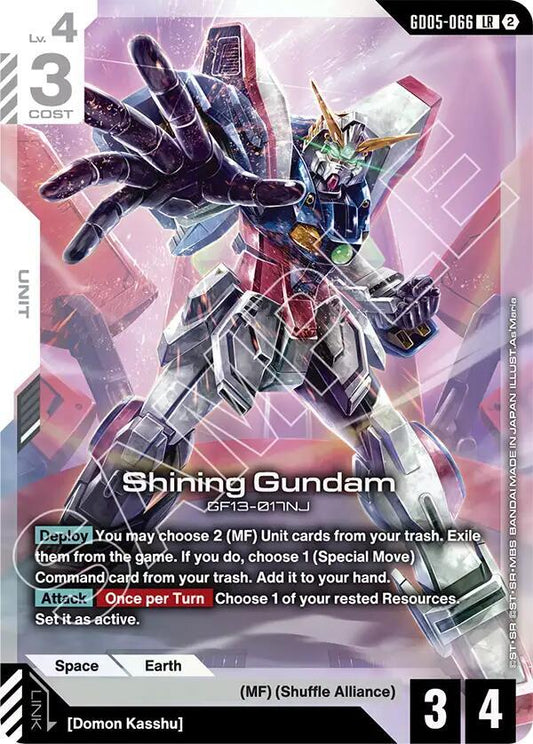 GD05-066 Shining Gundam GD05 066 (Legend Rare)