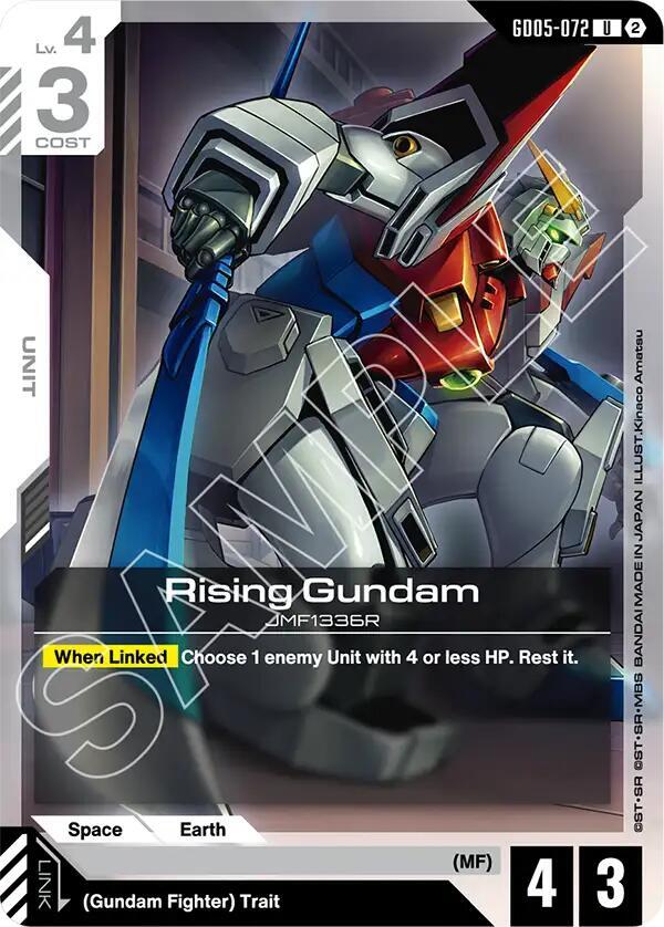 GD05-072 Rising Gundam (Uncommon)