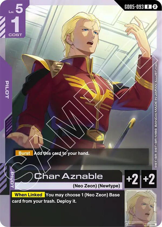 GD05-093 Char Aznable (Rare)