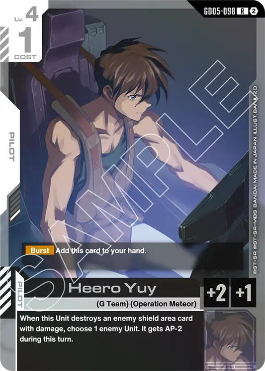 GD05-098 Heero Yuy (Rare)