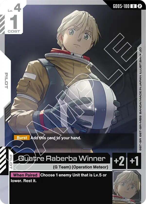 GD05-100 Quatre Raberba Winner (Uncommon)