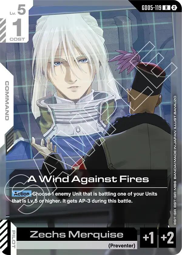 GD05-119 A Wind Against Fires (Rare)