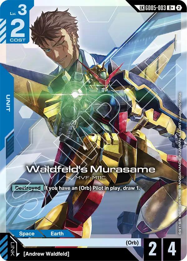 GD05-003 Waldfelds Murasame Link Rare (R+)