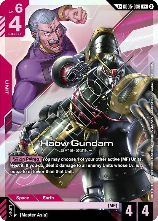 GD05-036 Haow Gundam Link Rare (R+)