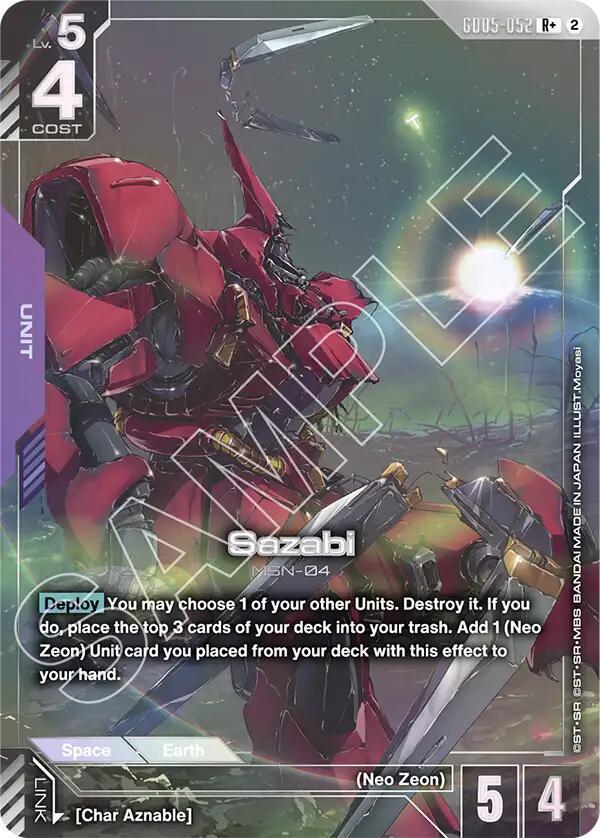 GD05-052 Sazabi (R+)