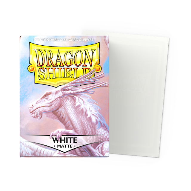 White - Matte Sleeves - Standard Size