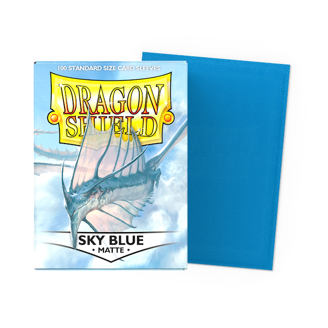 Sky Blue - Matte Sleeves - Standard Size
