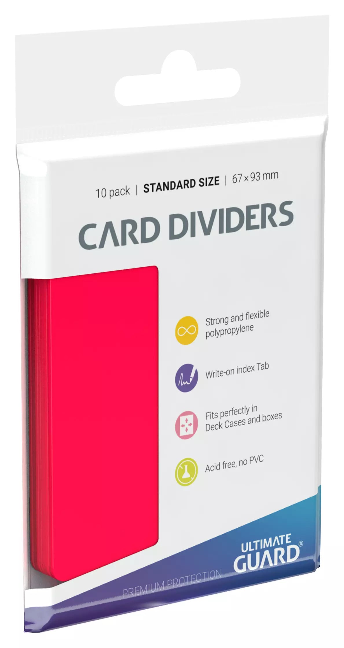 Red - Card Dividers - Standar Size